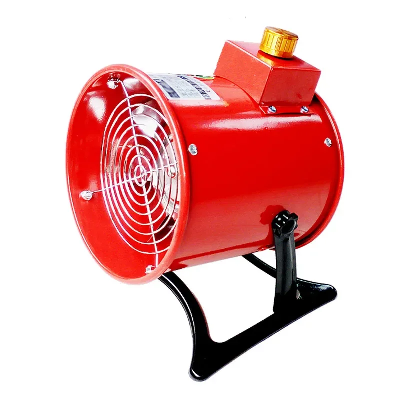 Removal Portable Mobile Exhaust Fan Industrial Powerful Portable Axial Fan 220V Ventilation Tunnel Marine Construction Dust Fan