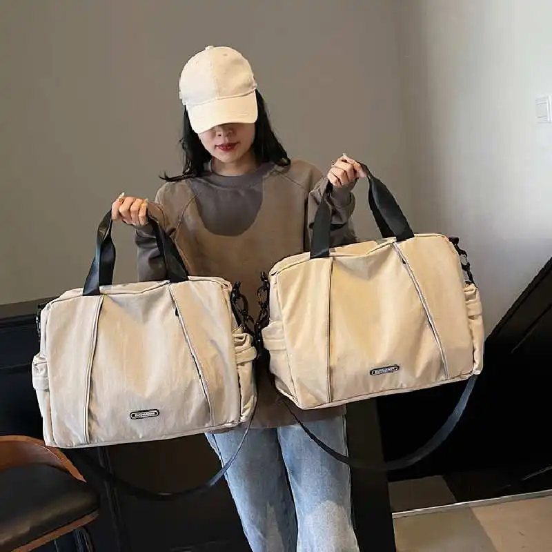 Bolso bandolera táctico lona – Compartimento húmedo-seco