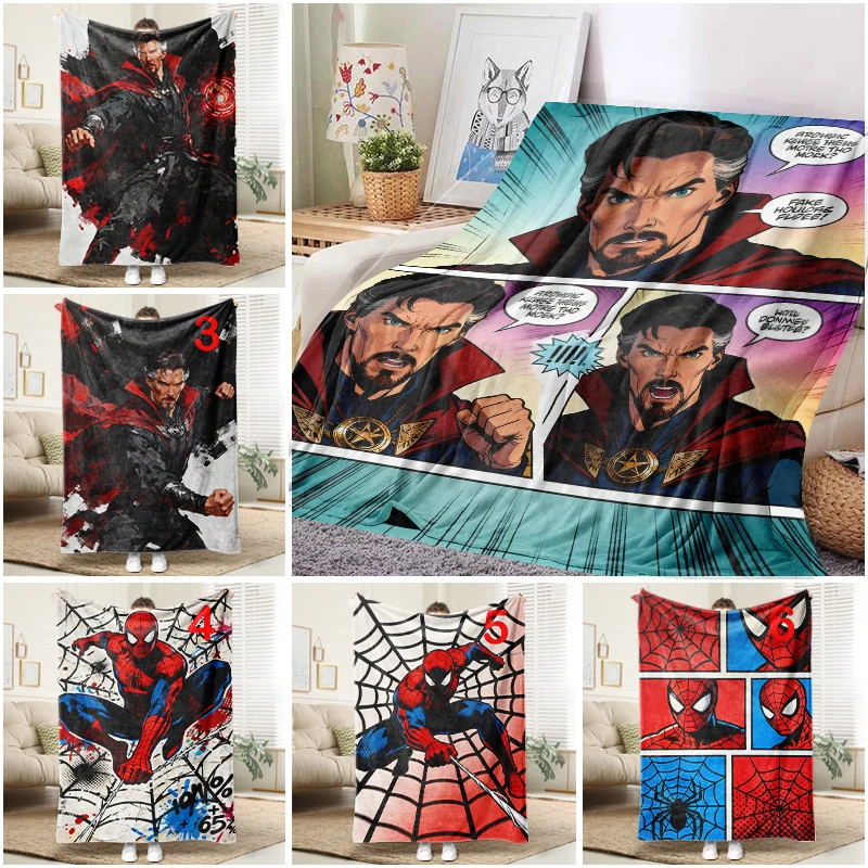 

Marvel Doctor Strange Comic Blanket Soft Flannel Throw Sofa Bed Cover for Kids Adults Gift
