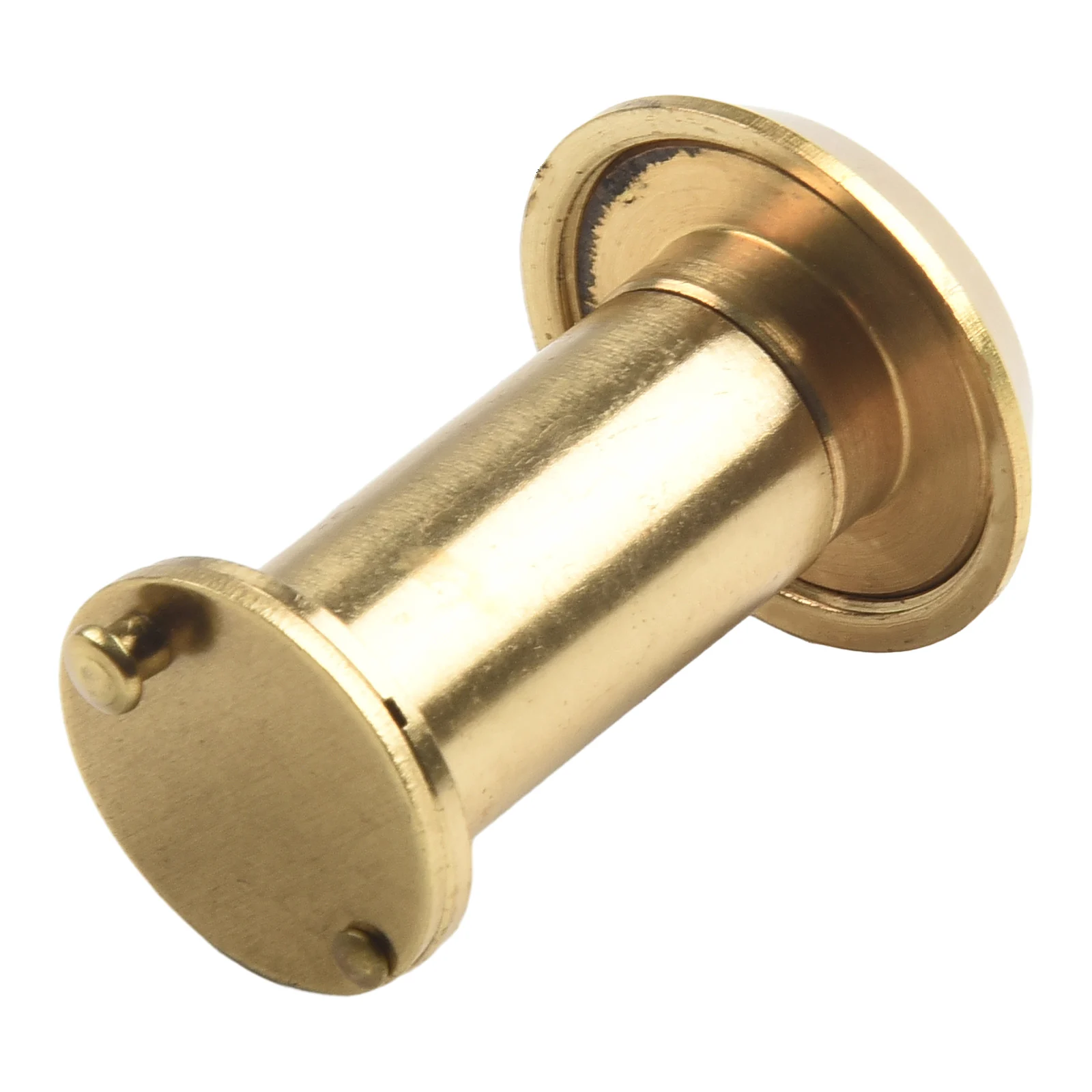 Door Viewer Door Peephole Viewer 200 Degree Viewing Angle Adjustable Threaded Tube Easy Installation Gold Household New