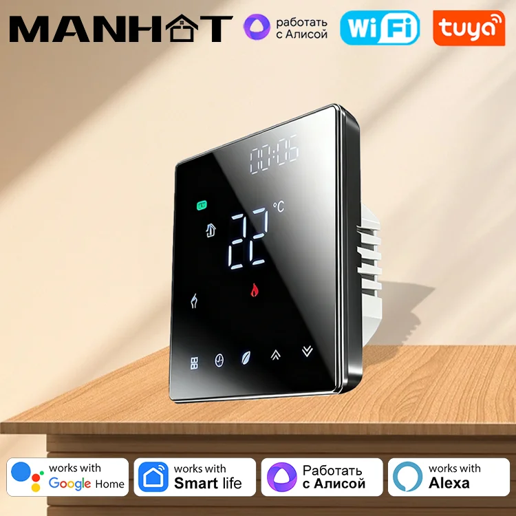 

New Tuya Smart Thermostat WIFI Programmable Temperature Controller for Water Boiler Electric Heating Alexa ,Google Home,Alice