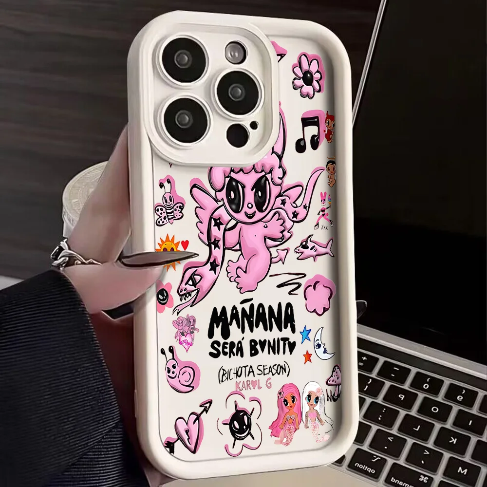 جراب هاتف Karol g manana sera bonito ، غطاء خلفي لين من البولي يوريثان الحراري لـ oppo reno 2 3 4 5 6 7 7z 8 8t 10 11 pro plus 4g 5g