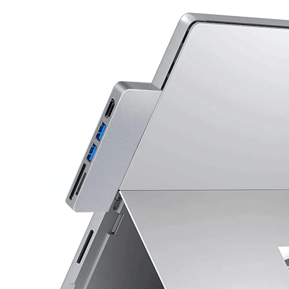 Convenient Space-saving Multifunctional 5 in 1 USB2.0/3.0 Port HDMI-compatible TF/SD-Card Expansion Docking Station