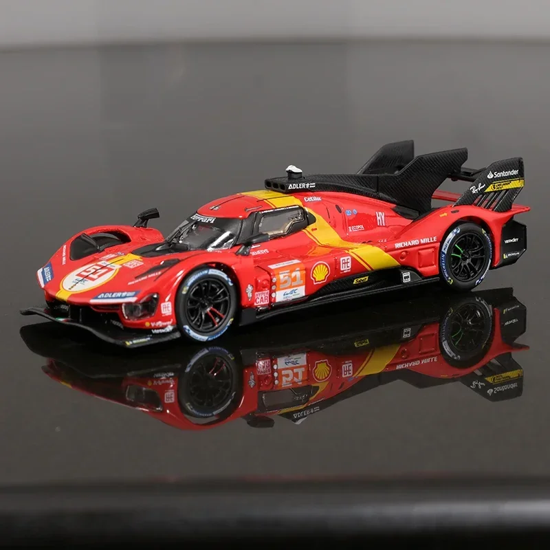 1:24 Le Mans Ferrari 499p  #51 Porsche 963 Racing Car Model Heures Du Mans Bburago Rally  Alloy Vehicle Fans Collection Wec Gift