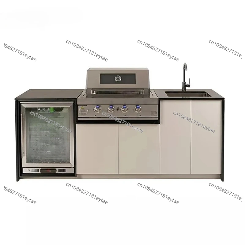 Utensil Set Door Outdoor Kitchen Barbecue Island Outdoor Kitchen Cabinet