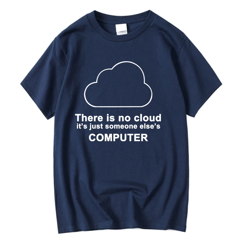 XIN  Men's High Quality Cotton T-shirt Funny Cloud Design Customizable Hand-painted Clothing Fashionable Casual Wear