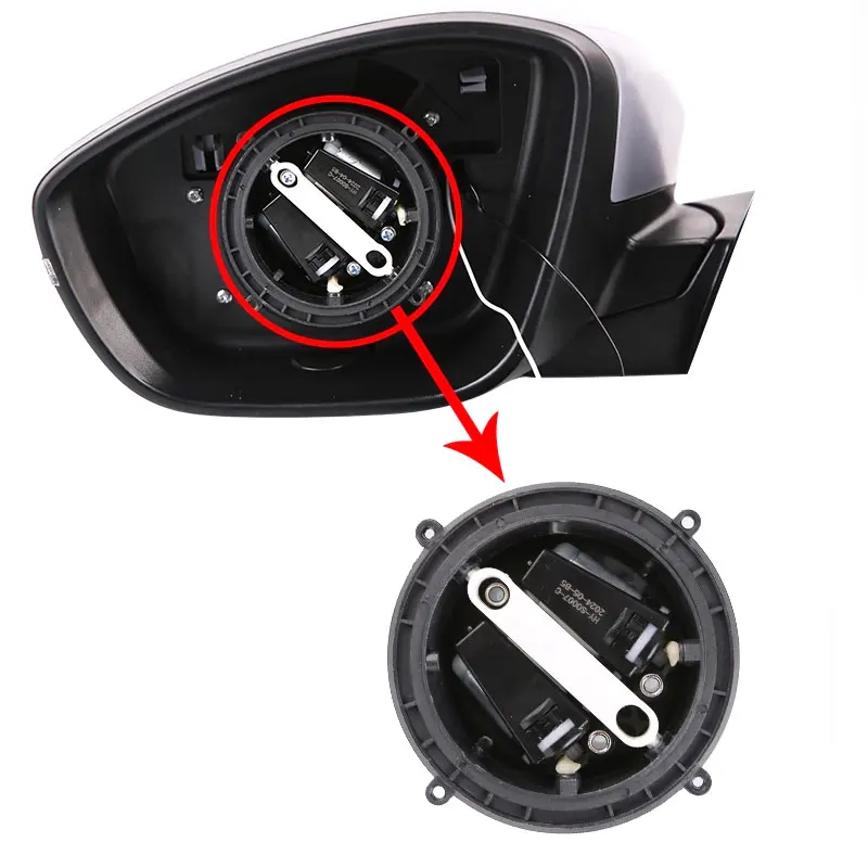Motor de la Base del Espejo Retrovisor para Peugeot 206 207 208 308 307 2008 DS4 Citroen C3 C4 C5, Ajustador del Motor del Espejo Retrovisor 660238