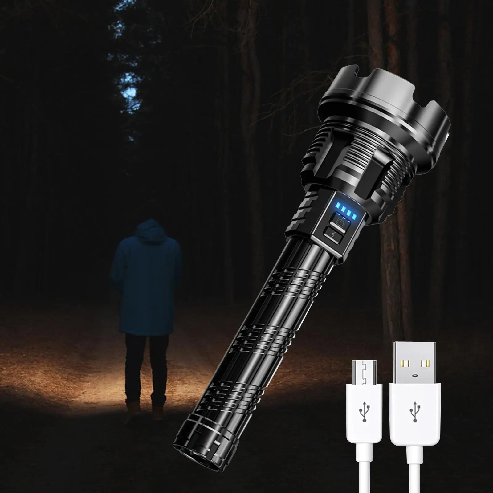 Flashlight Handheld Flashlight Super Bright LED Flashlight for Camping Fishing
