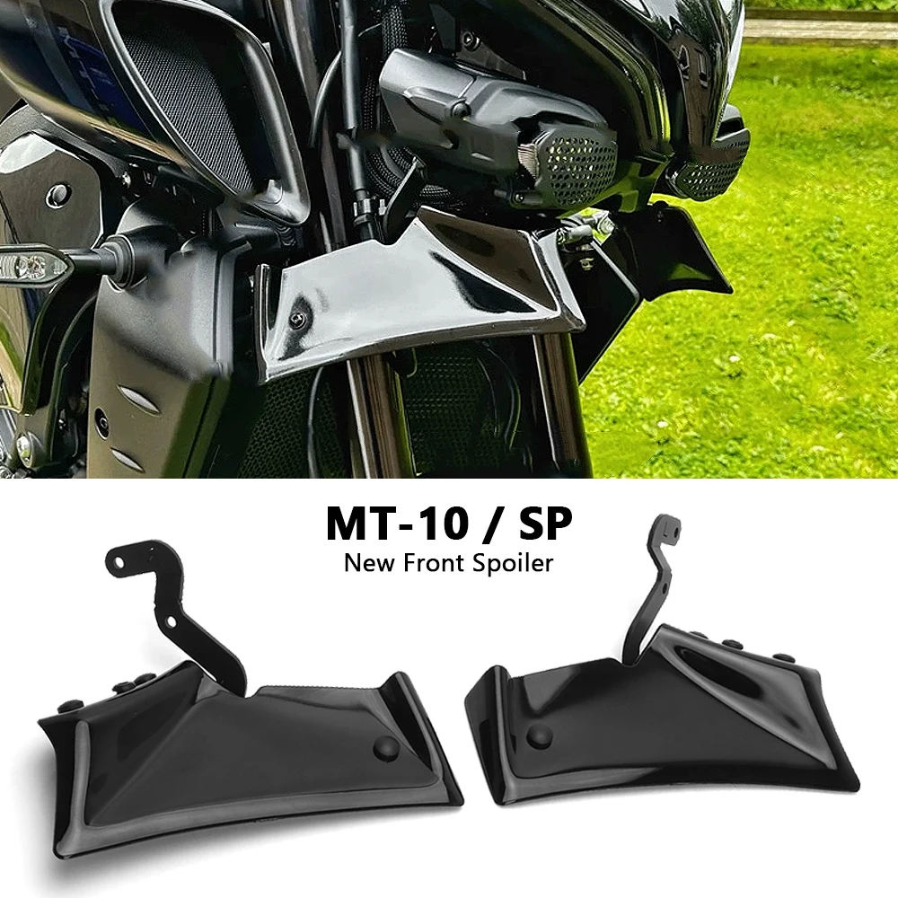 For YAMAHA MT-10 MT 10 SP MT10 2022 2023 2024 Motorcycle Sport Downforce Naked Front Spoilers Aerodynamic Wing Deflector