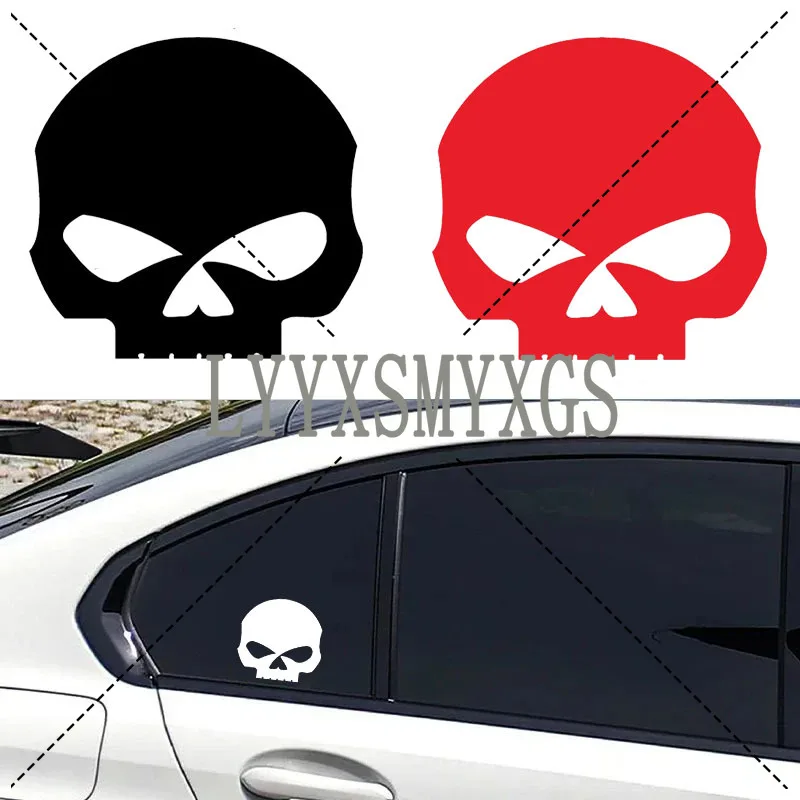 

Personality Self-adhesive Angry Skull Car Sticker Automotive Rear Window and Bumper Waterproof Vinyl Decal Decorative