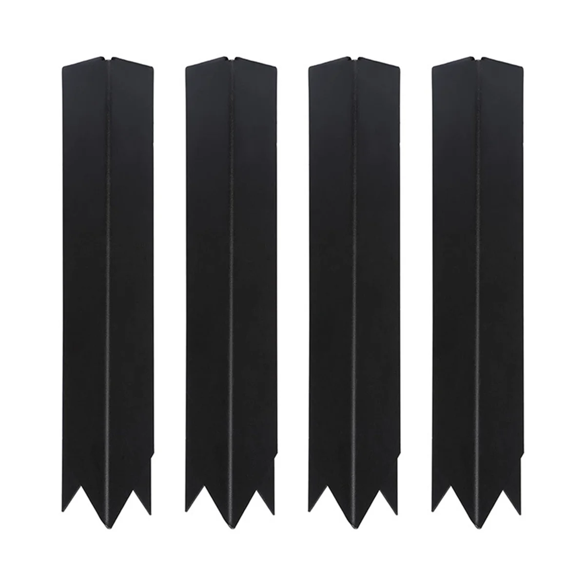 ABJS 4 Pack 90°Connector Clips, 10 Inch Corner Clips Height Cor-Ten Metal Stakes for 6 & 8 Inch Tall Steel Landscape Edging
