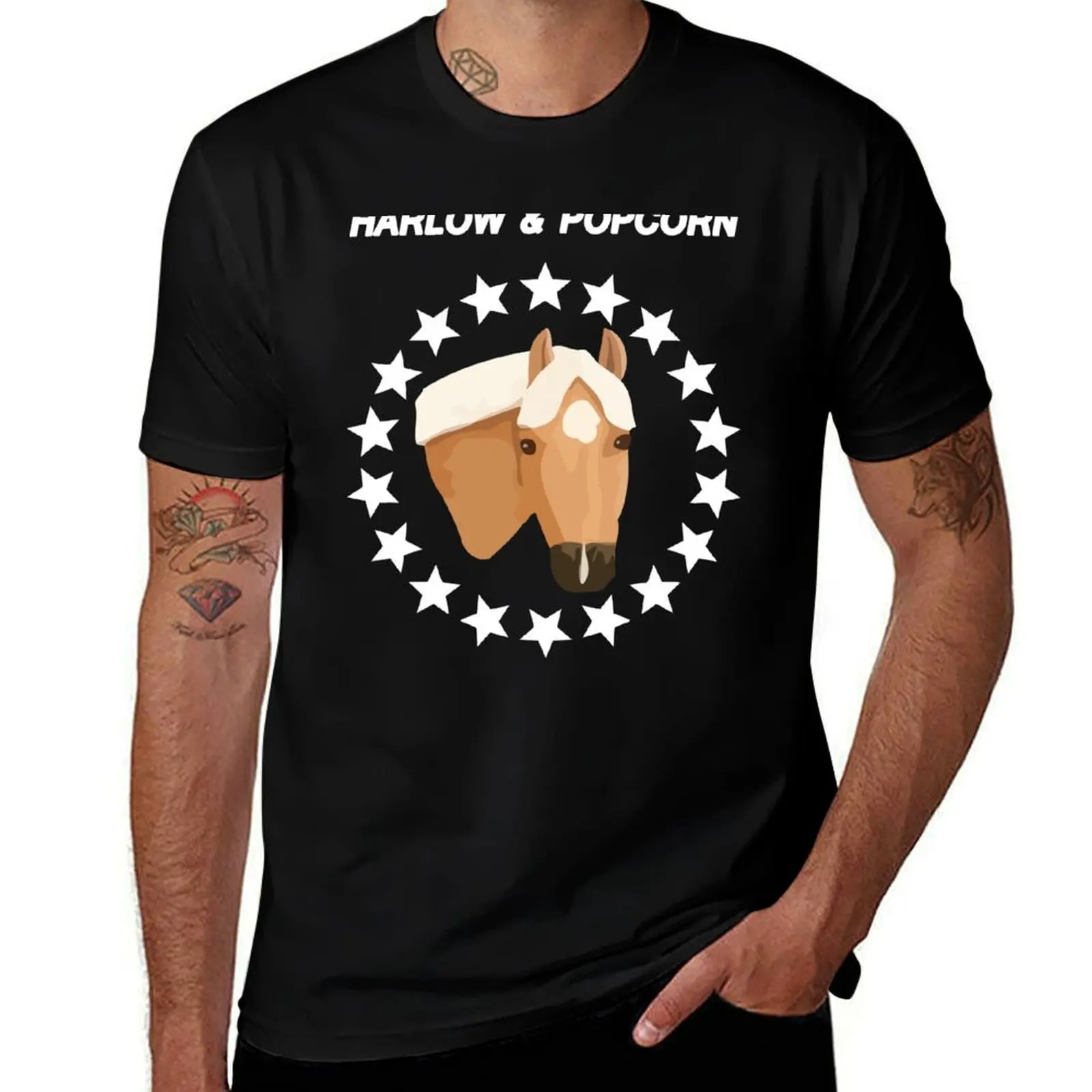 Harlow And Popcorn Merch Popcorn The Pony T-Shirt t shirts with prints T-Shirt