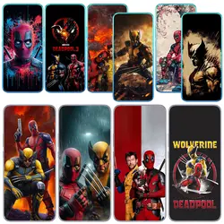 Deadpool Marvel Movie Wolverine Cover for Motorola Moto G04 G71 G73 G32 G34 E7 G6 G7 G8 G9 G24 Power One Fusion Plus G52 Case