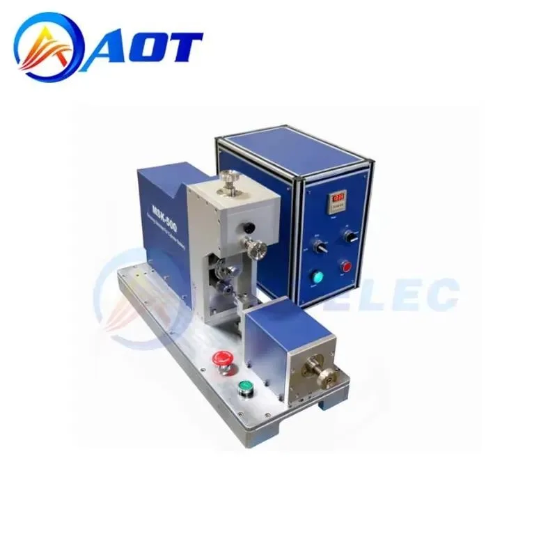 i PLC Controlled Cylinder Cell Grooving Machine Desktop Semi-Automatic for Battery Production