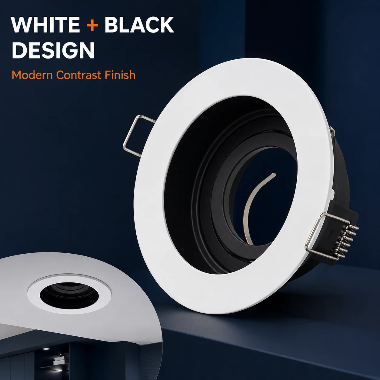 LED Downlight for GU10 Bulbs Mounting Frames Recessed Ceiling LED Spot Lighting Bedroom Kitchen Indoor Led Down Light Lamp