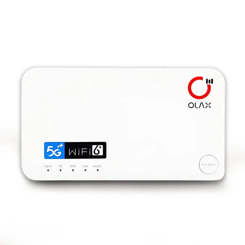 

Olax 5G CPE Router G5010 WiFi6 with 4000mah battery 5G router with sim card slot 5g Modem