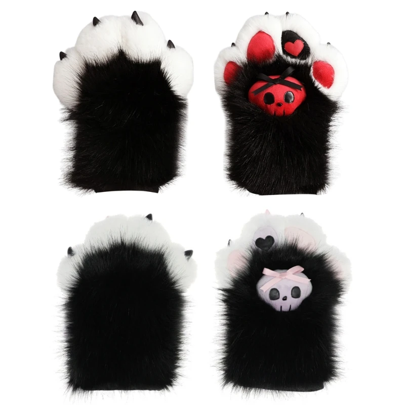 Halloween Dress up Paws Gloves Accessories for Adult Cosplay