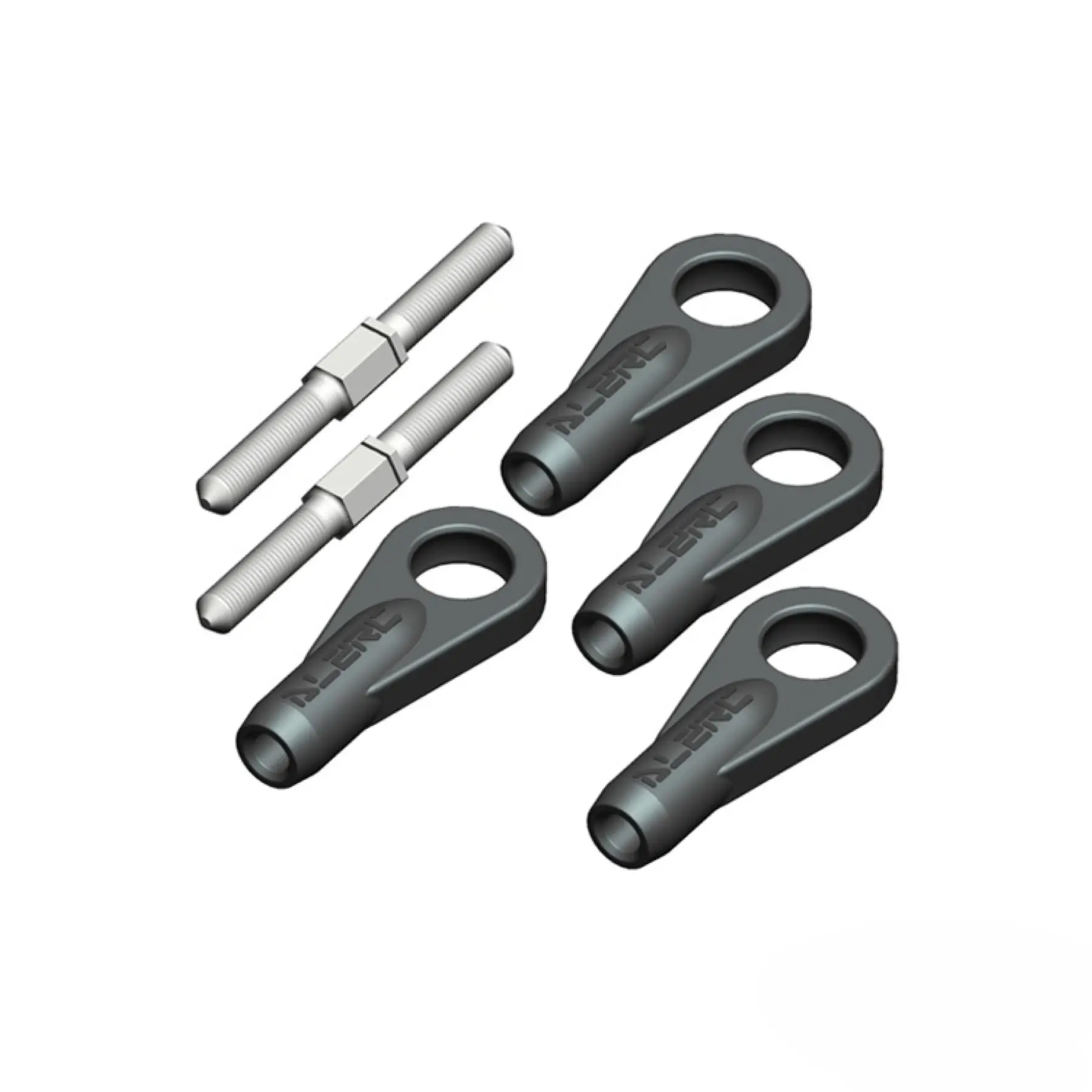 ALZRC - Devil R42/D380/D420  FBL Pros And Cons Pull Rod Set - 22mm  R42-010