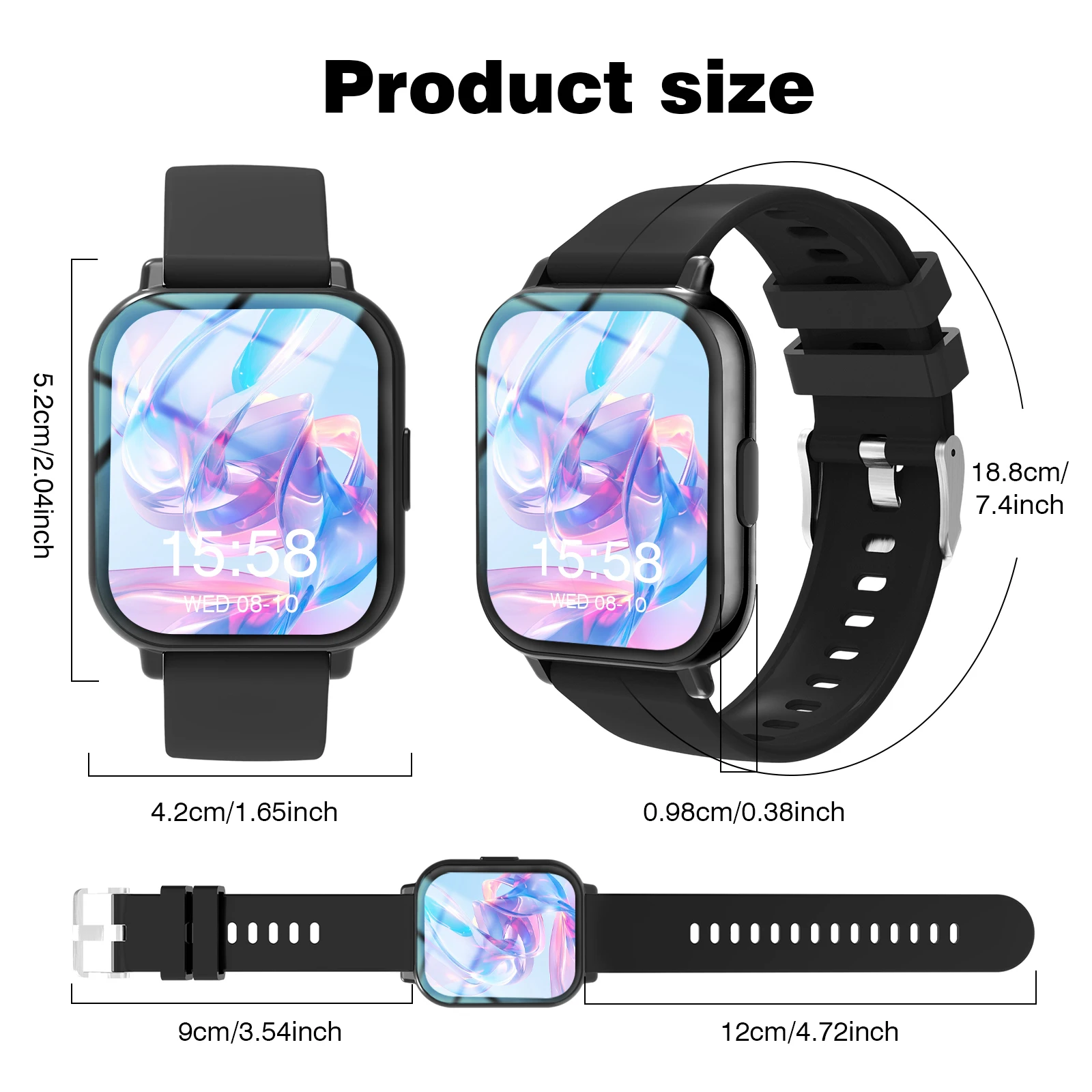 Смарт-часы для звонков, новые популярные беспроводные зарядки для мужчин, BT-вызов, женские спортивные умные часы с отслеживанием шагов и калорий для IOS Android