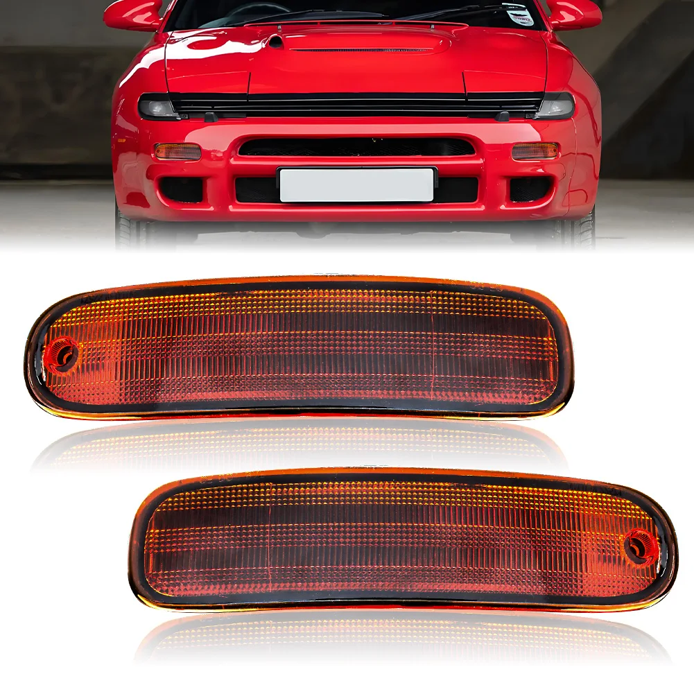 2 stuks voorbumper dagrijverlichting knipperlicht parkeerlichtkap voor 1990 1991 1992 1993 Toyota Celica zonder lamp
