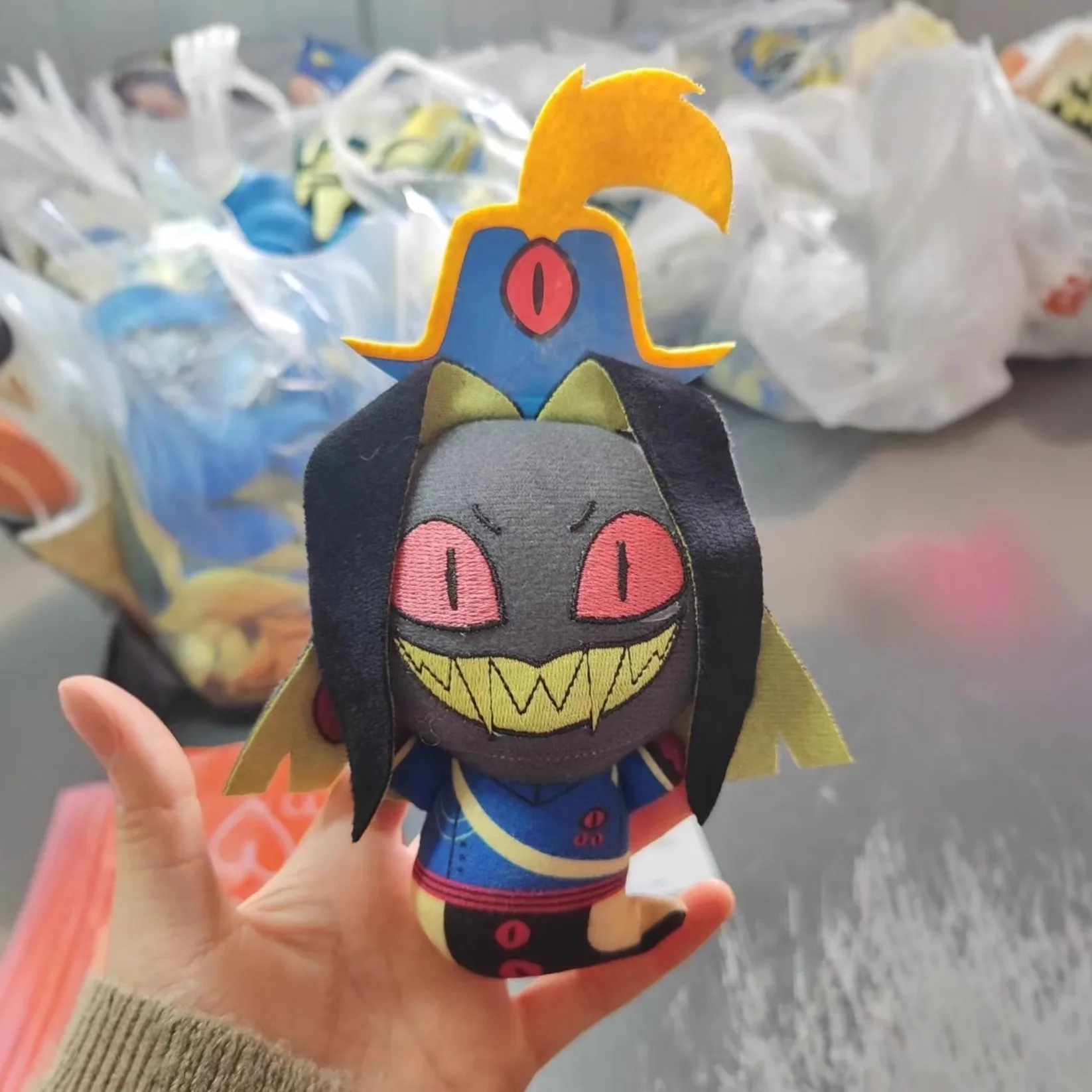 

In Stock Game Attribute Cosplay Cute Cartoon Figure Idol Pendant Keychain Plushie Knapsack Ornament Christmas Halloween Gift