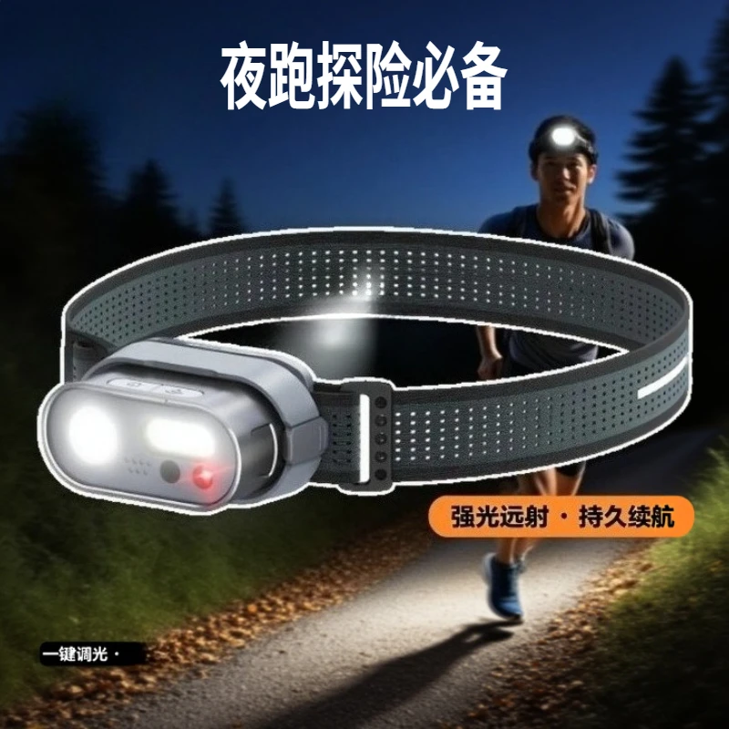 DUKA ATuMan LED Headlight with Motion Sensor 8 Light Modes 1200 Lumens for Hiking Fishing USB Rechargeable Led Head Torch