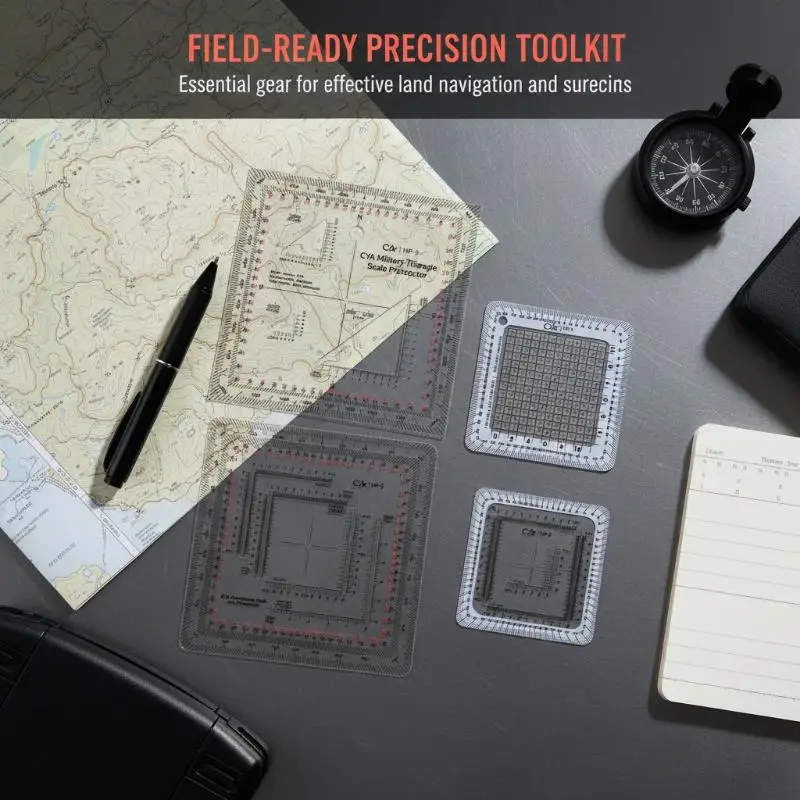 MGRS USNG Practical Topographic Map Scale, Coordinate Scale, Suitable For Navigation And Exploration At Sea And Land