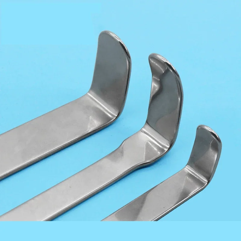 Stainless Steel Thyroid Double-Headed Right-Angle Plate Tissue Retractor Surgical Instrument for Medical Use