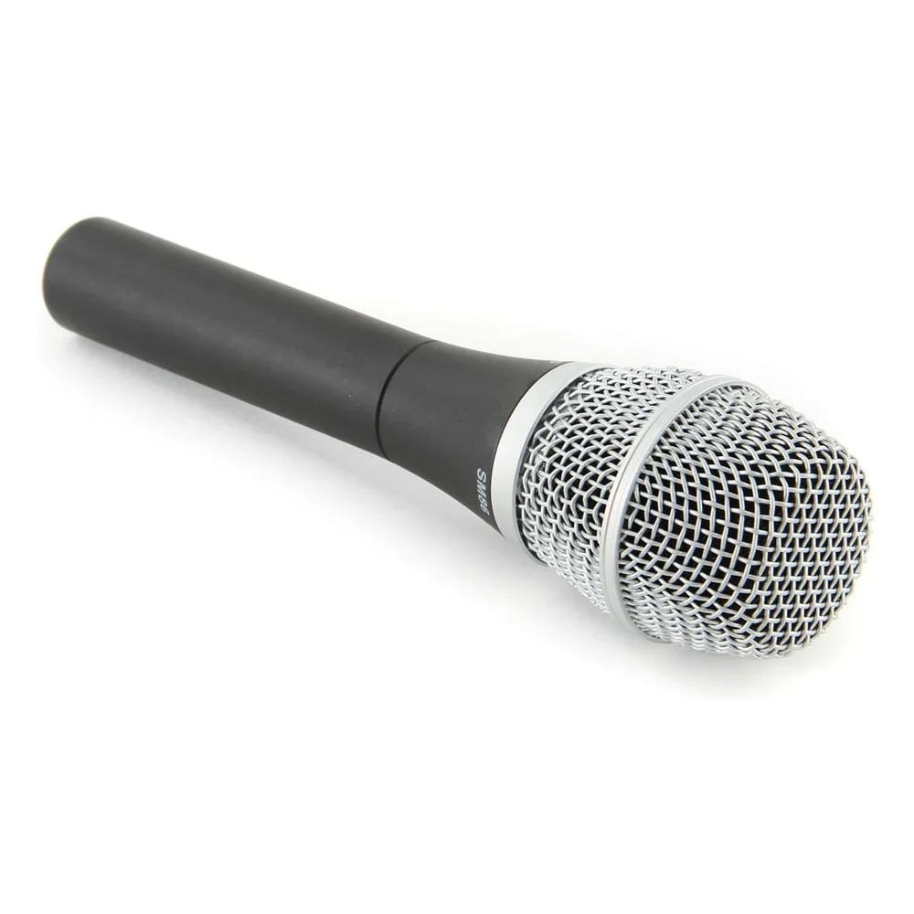 ميكروفون صوتي احترافي ديناميكي قلبي SM86 لمرحلة الغناء أداء صوتي مباشر احترافي مع مشبك ميكروفون #3