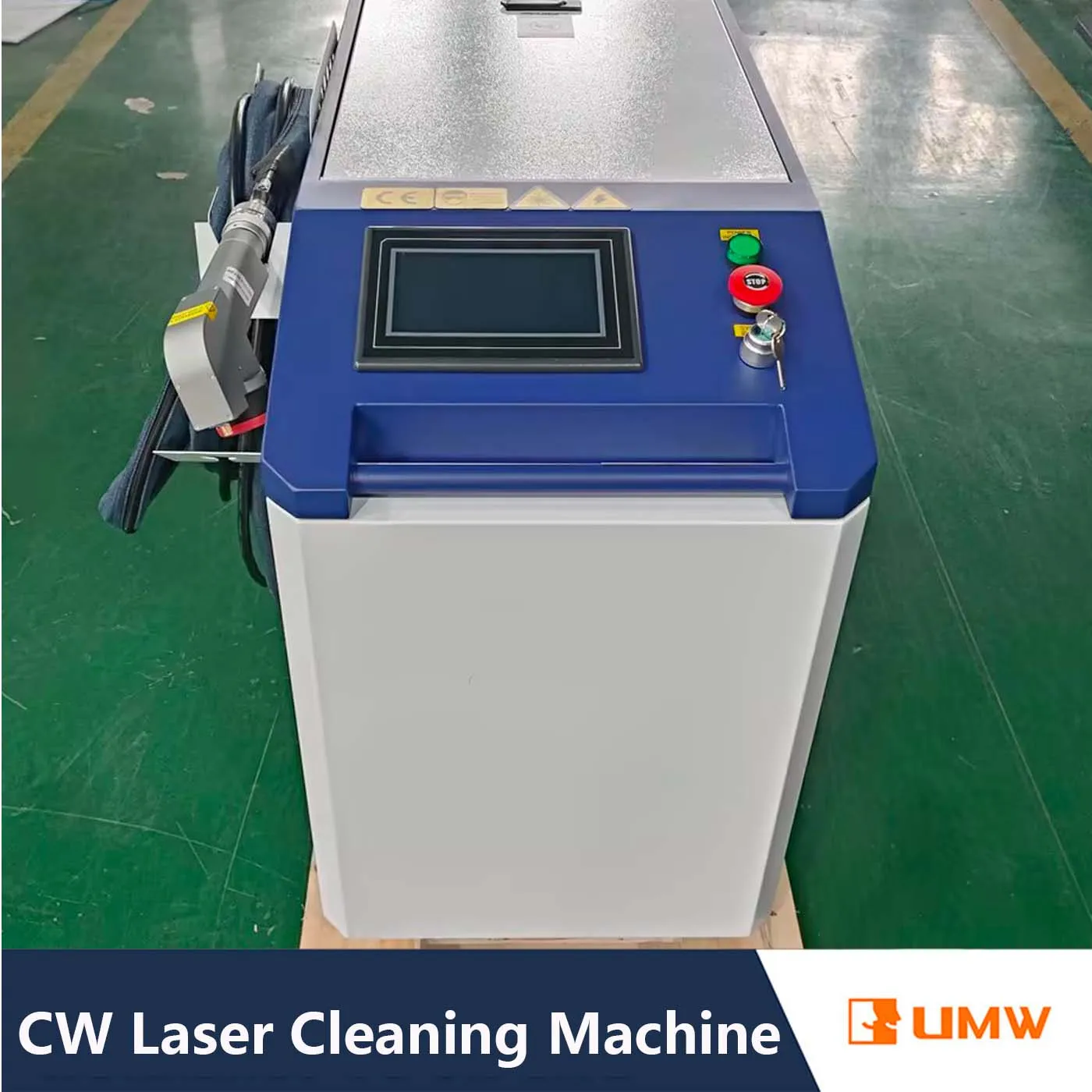 Continuous laser cleaning machine for Rust Oil Paint Removal Handheld  Continuous Wave CW Fiber Laser Cleaner