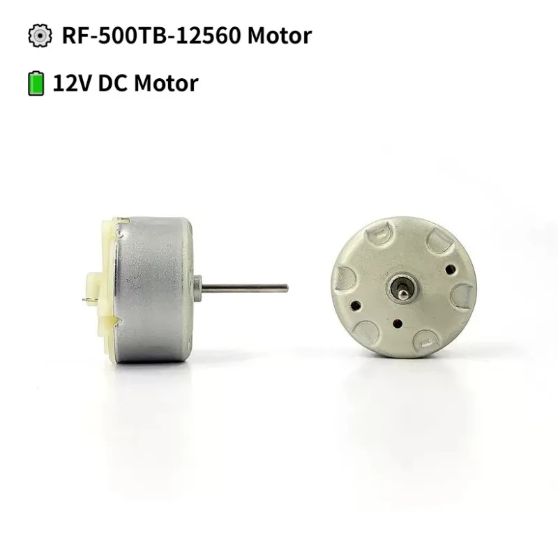 RF-500TB-12560 DC Motor - 12V Micro Motor for Air Freshener Humidifier Alarm Light Watch Winder