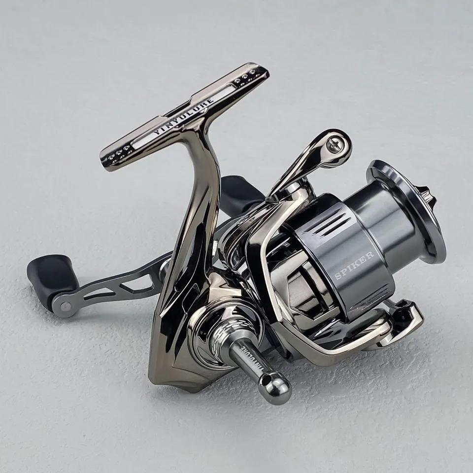 YINYU SPIKER ねじ込み式釣りリール カーボン製ダブルハンドル