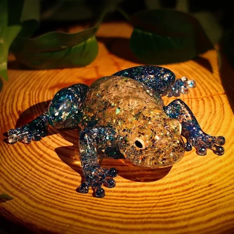 Силиконовая форма для самостоятельного изготовления кристаллов из эпоксидной смолы, пасхальной лягушки, ящерицы, улитки, маленького животного плесень пасхальная купить - №4