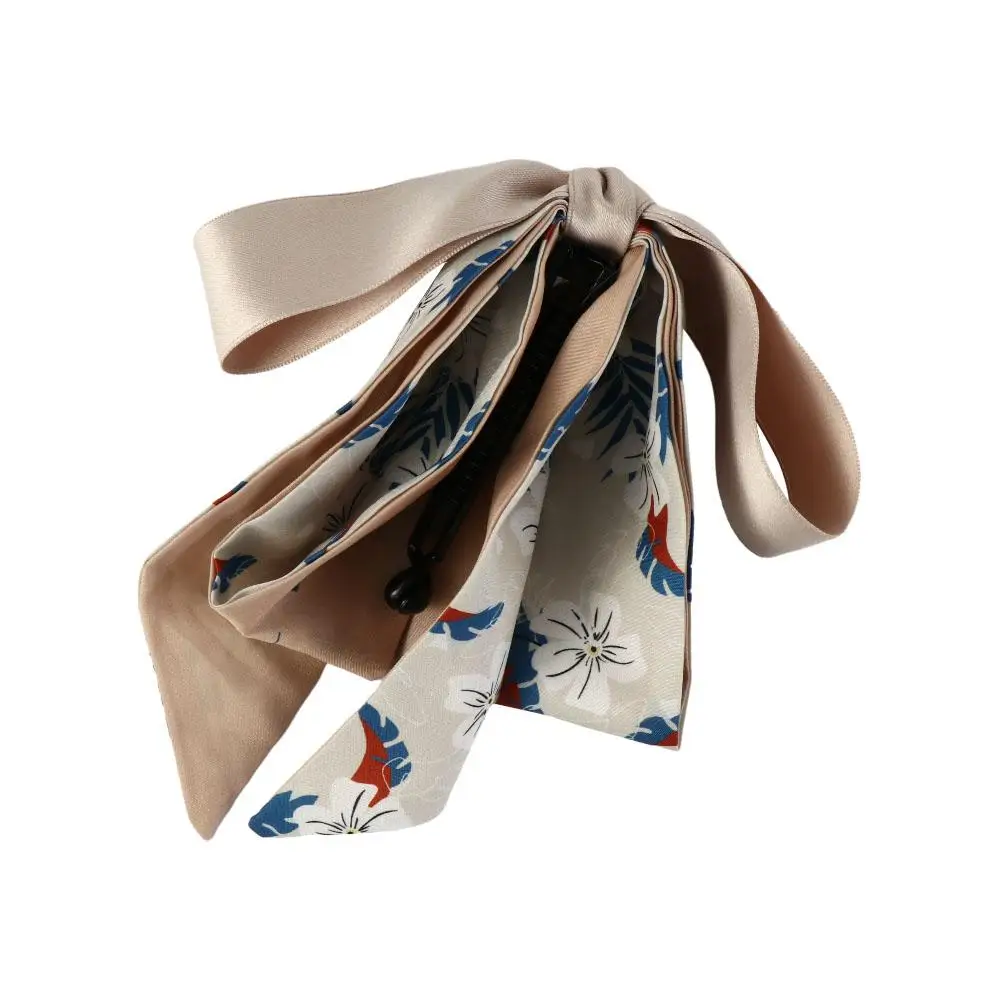 Sweet Ribbon Bow Banana Clip Hairpin Korean Style Bowknot Hair Clip Headwear Headdress Hair Claw Women