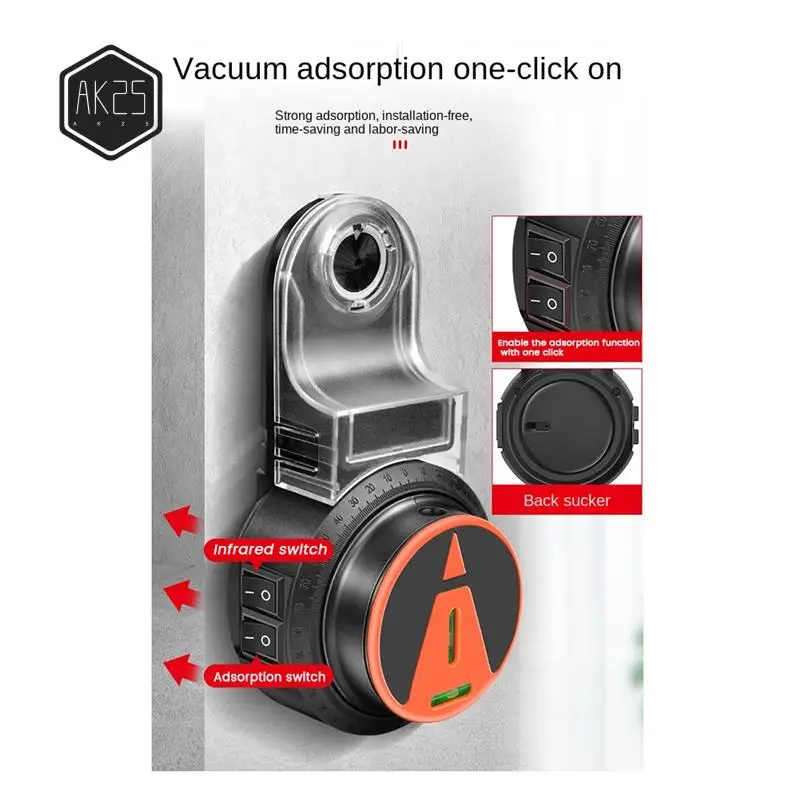 

AK25-Home Electric Drilling Dust Collector 2 In 1 Wall Suction Vacuum Drill Dust Collector Dust Cleaning Tools