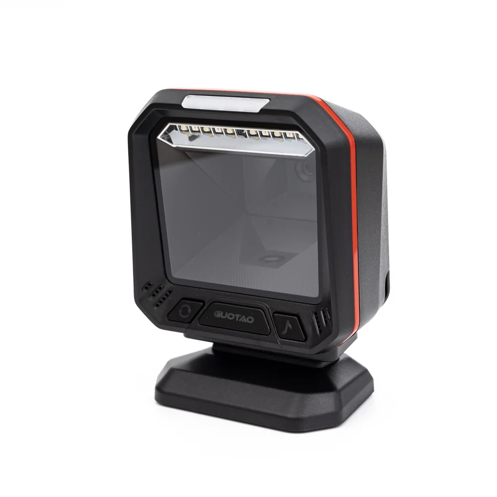 GUOTAO مصنع عالية السرعة الاستشعار التلقائي Usb Qr 1d P96 منصة سطح المكتب التلقائي متعدد الاتجاهات 2d سطح المكتب ماسح الباركود