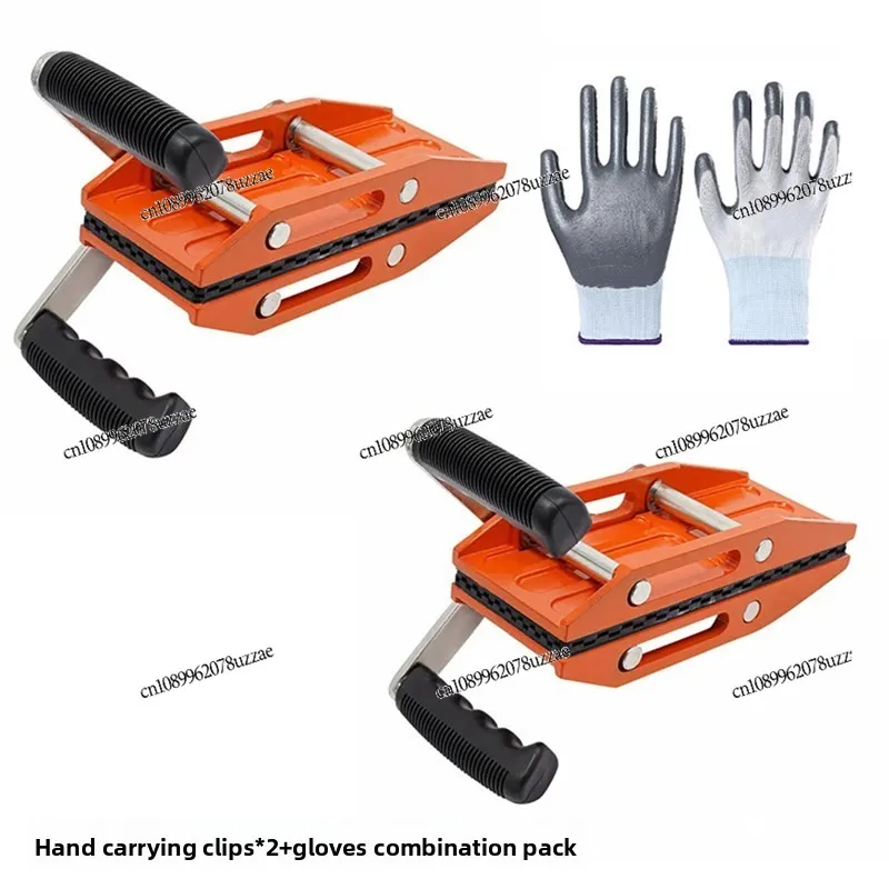 

Glass and Stone Handling Clip Loading and Unloading Installation, Rough Marble Slate Portable