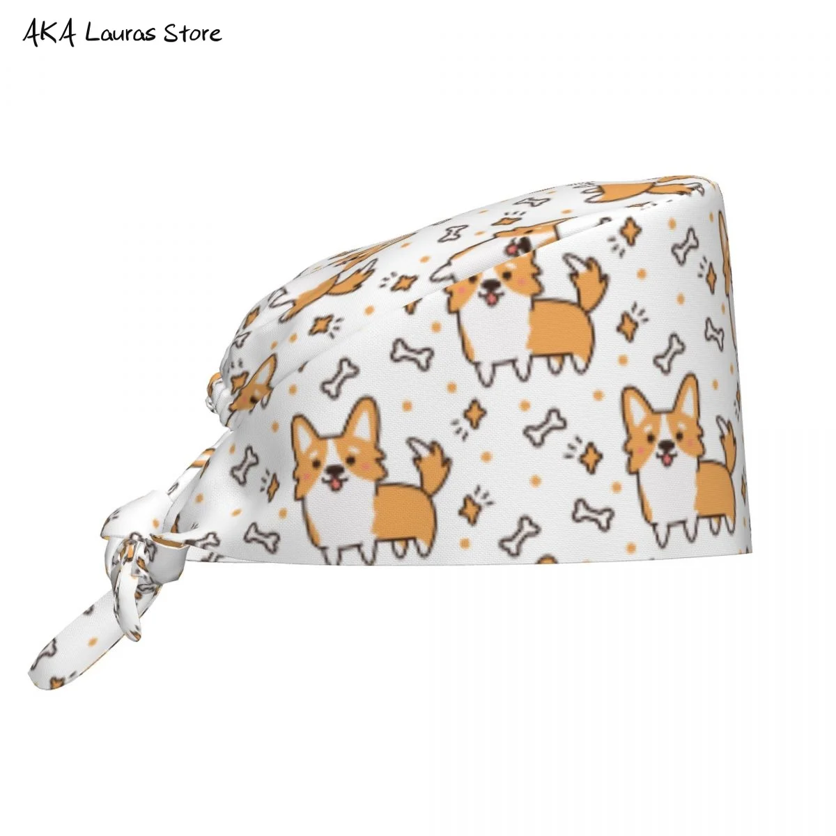 Nette Welsh Corgi Pflege Zubehör Peeling Hut Chirurgie Kappe Zahnarzt Tier Labor Kappe Peeling Kappe Anästhesie Peeling Kappe