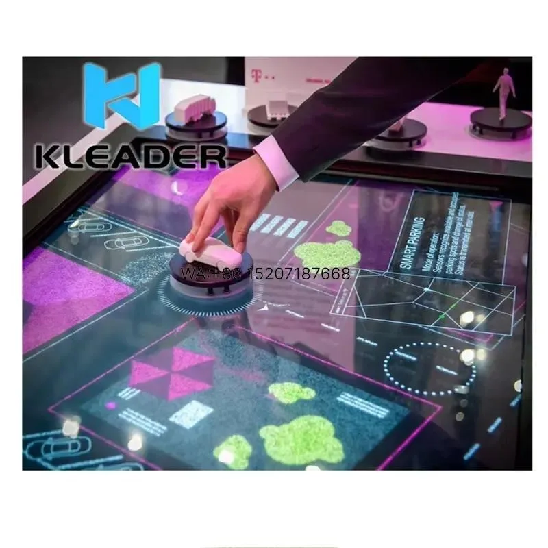 Wmwmnu Interactive Projection Tabletop Object Recognition 3D Touch LED Smart Display Screen AR Dynamic Digital Art Virtual
