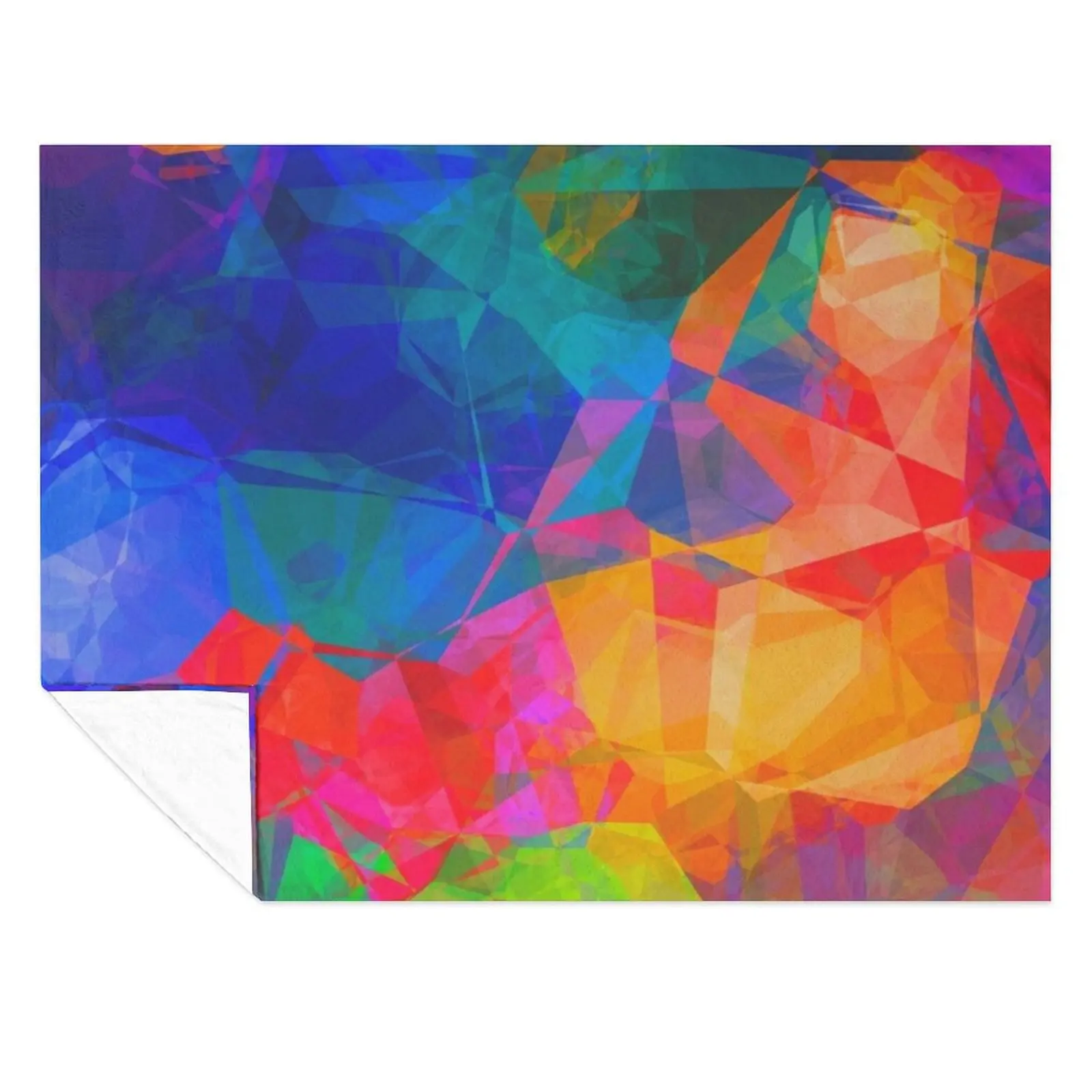

Vibrant Abstract Color Burst Throw Blanket Summer Beddings Thermals For Travel Kid'S Blankets