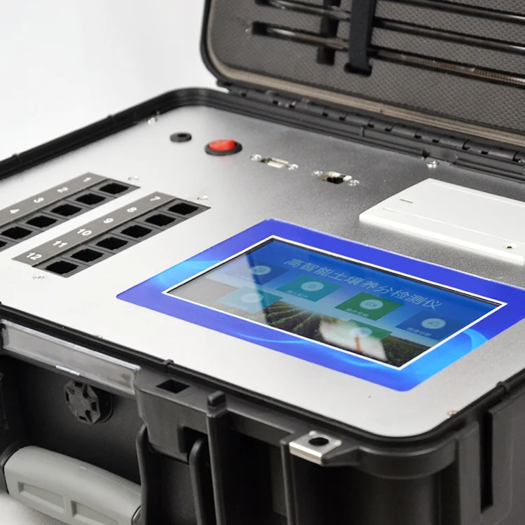 12-Channel Smart Soil Analyzer Patent Optical System Precision Soil Nutrient Tester Real-time Monitoring Of Soil Health Data