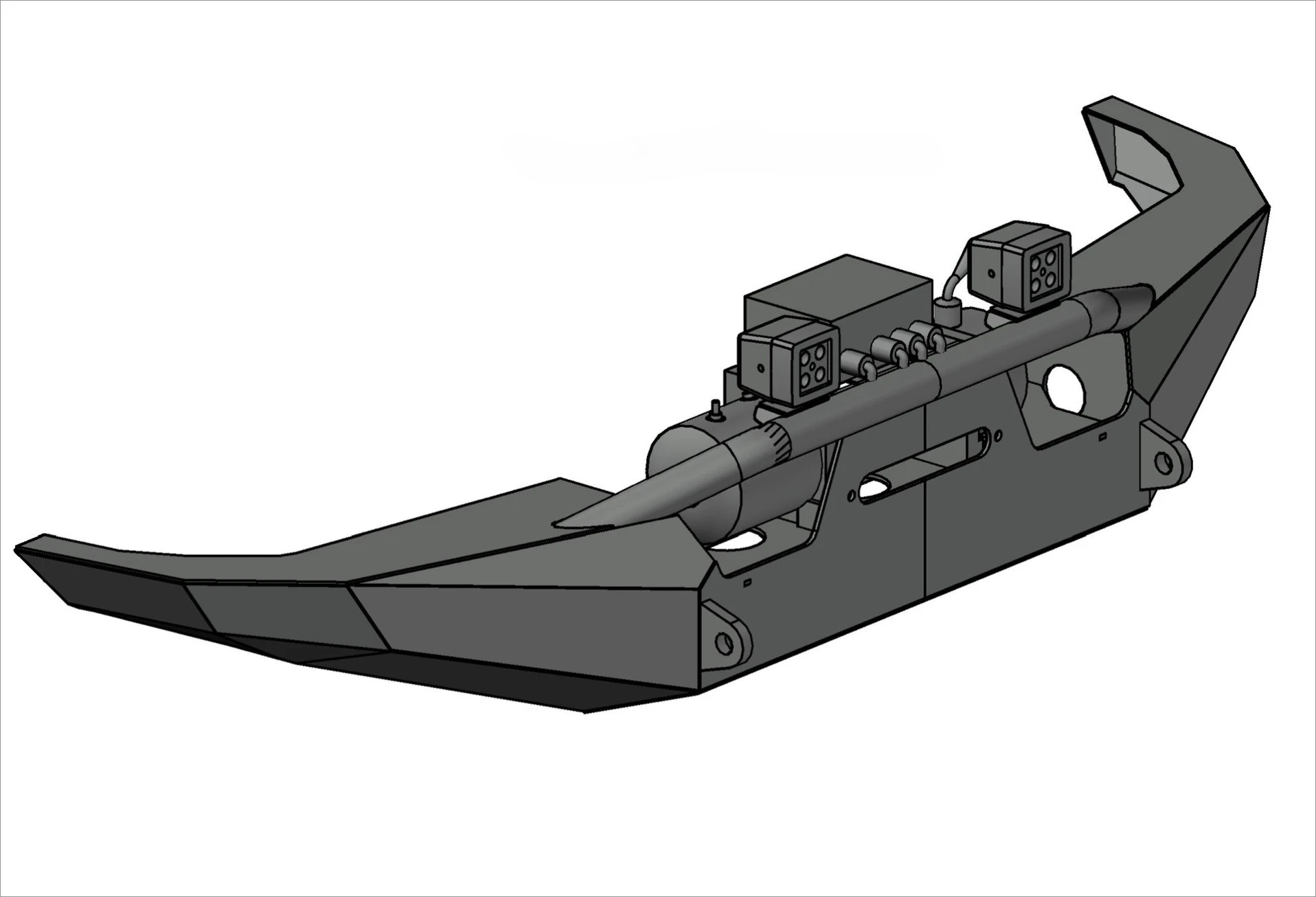 مناسبة للمصد الأمامي لسيارة تويوتا LC80، المصد الخلفي