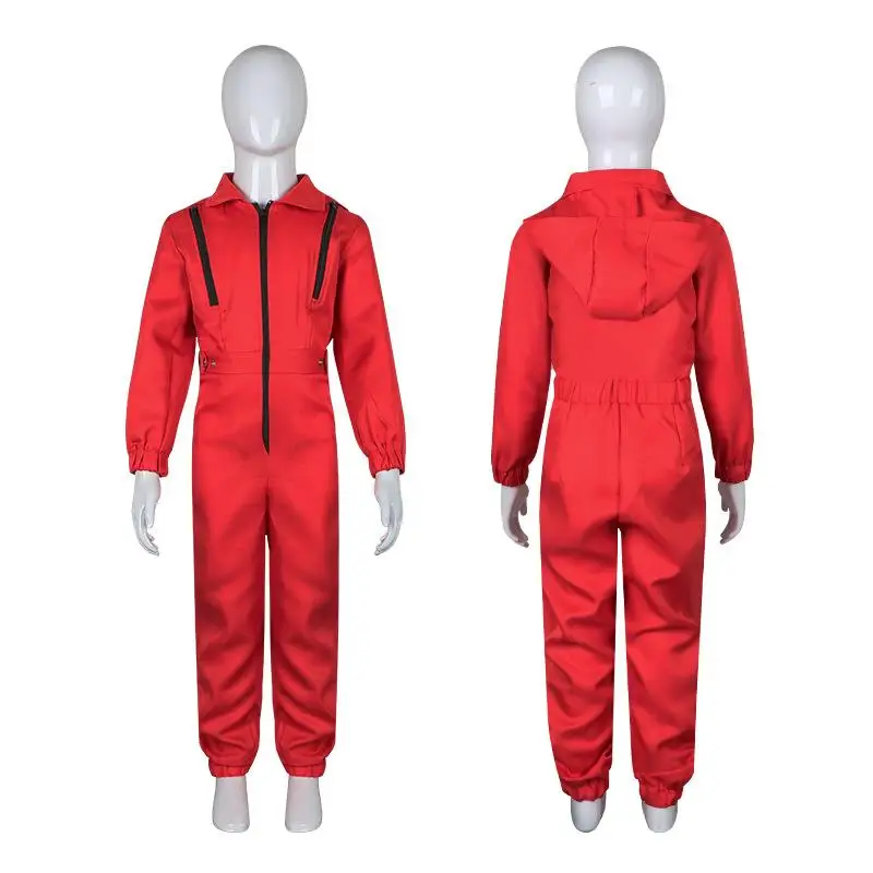 

Новый костюм для косплея в корейском стиле «Бумажный дом» (Хэллоуин), комбинезон Дали, женская этническая одежда, сценический костюм