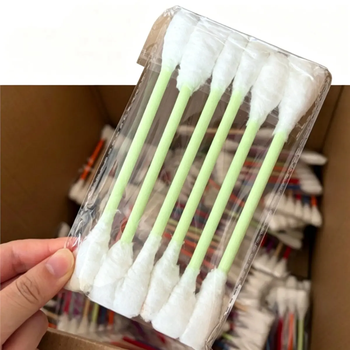 A24I Cat Giant Q Tip Toy Cotton Swabs Cat Toys with Catnip Giant Q Tip Cats Toy Big Interactive Cotton and Linen Kitty Toy C