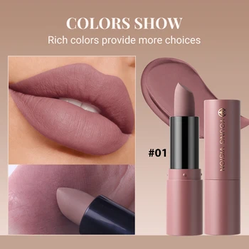 12-Color Matte Lipstick , Non-Fading, Non-Stick Cup Long-Lasting Velvet Finish, Smooth…