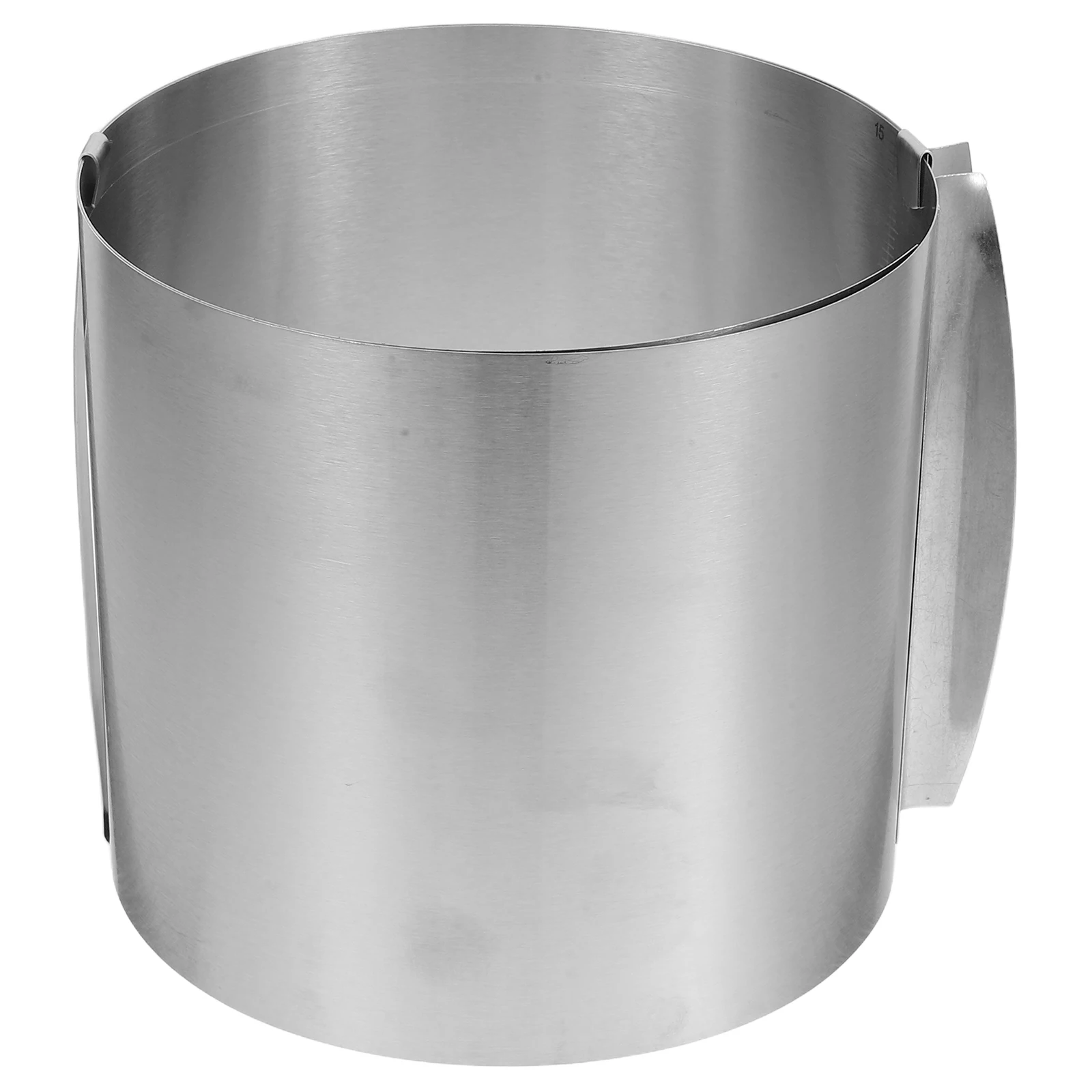 

Cake Mold 6-12 Inches Adjustable Stainless Steel Mousse Ring Baking Tool Telescopic Circle Mold For Cake Making