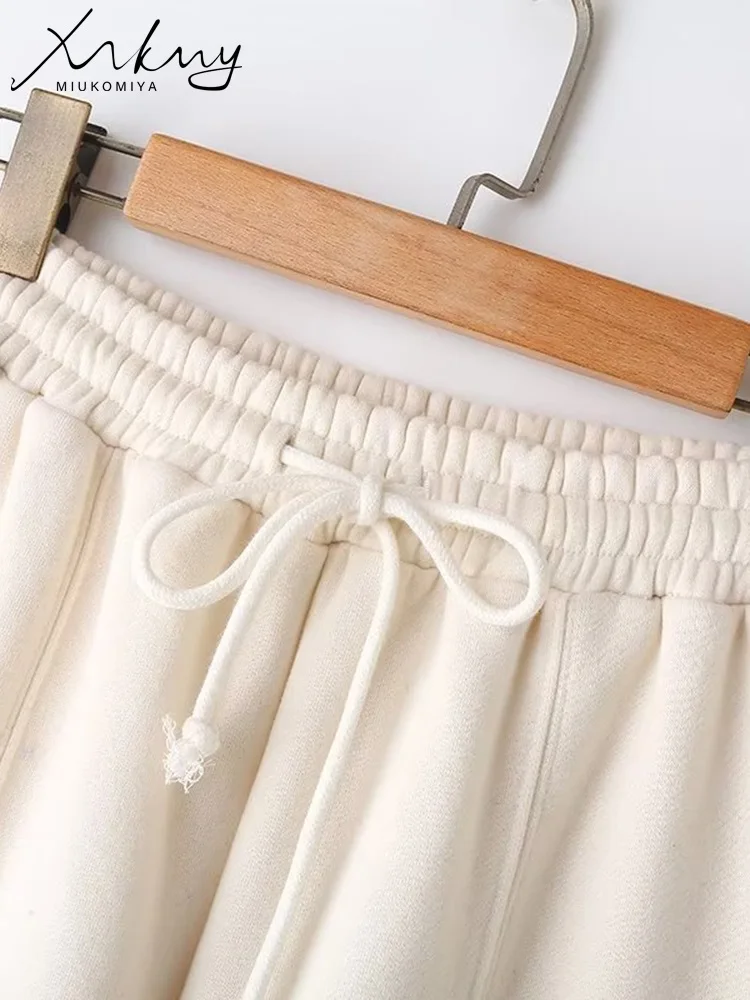 Terno quente para mulheres conjuntos de calças de moletom inverno 2 peças grosso velo zíper jaqueta e calças conjunto feminino veludo agasalho para mulher, terno feminino conjunto, conjuntos de calça