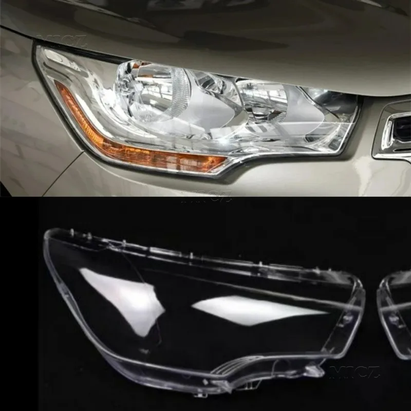 

For Citroen C4L Headlamp Lamp Cover Transparent Headlight Shell Mask Lens Plexiglass Replace Original Lampshade 2013 2014 2015