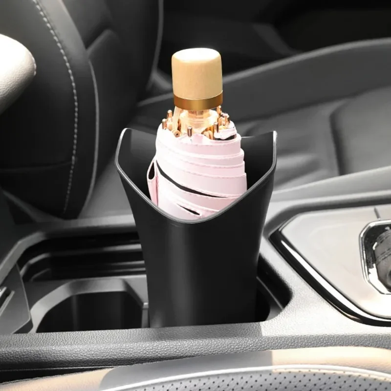 Car Storage Box for Umbrella Organizer Hook Clip Multifunctional Waterproof Bucket Auto Hanging Bottles Holder Backseat Garbage