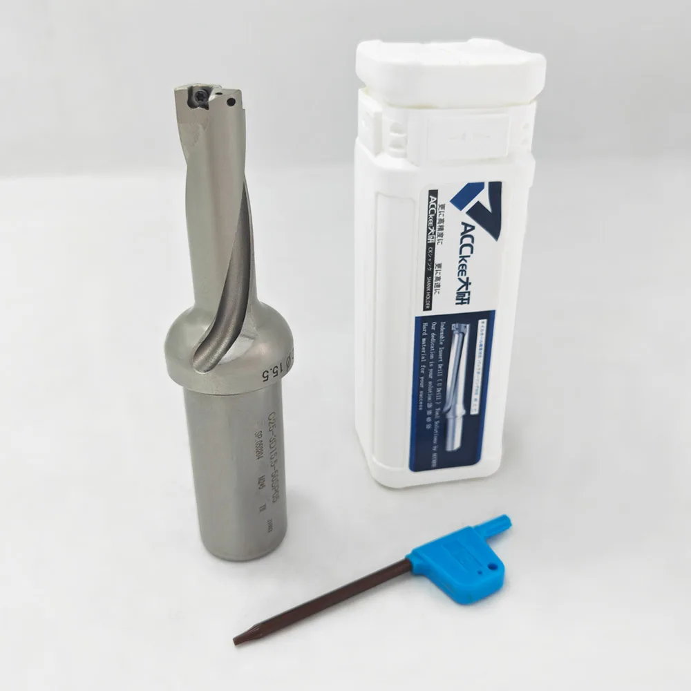 

ACCKEE 3D WC SP Series Indexable U Drill Bits 12-50mm Metal Lathe CNC Insert Tool C20 C25 C32 C40 Compatible SPMG WCMXInserts